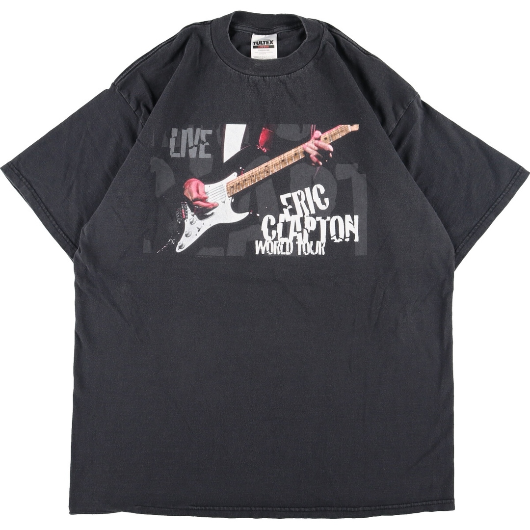 90年代 タルテックス TULTEX ERIC CLAPTON エリッククラプトン WORLD TOUR 1998 両面プリント バンドTシャツ バンT メンズXL ヴィンテージ /eaa359215