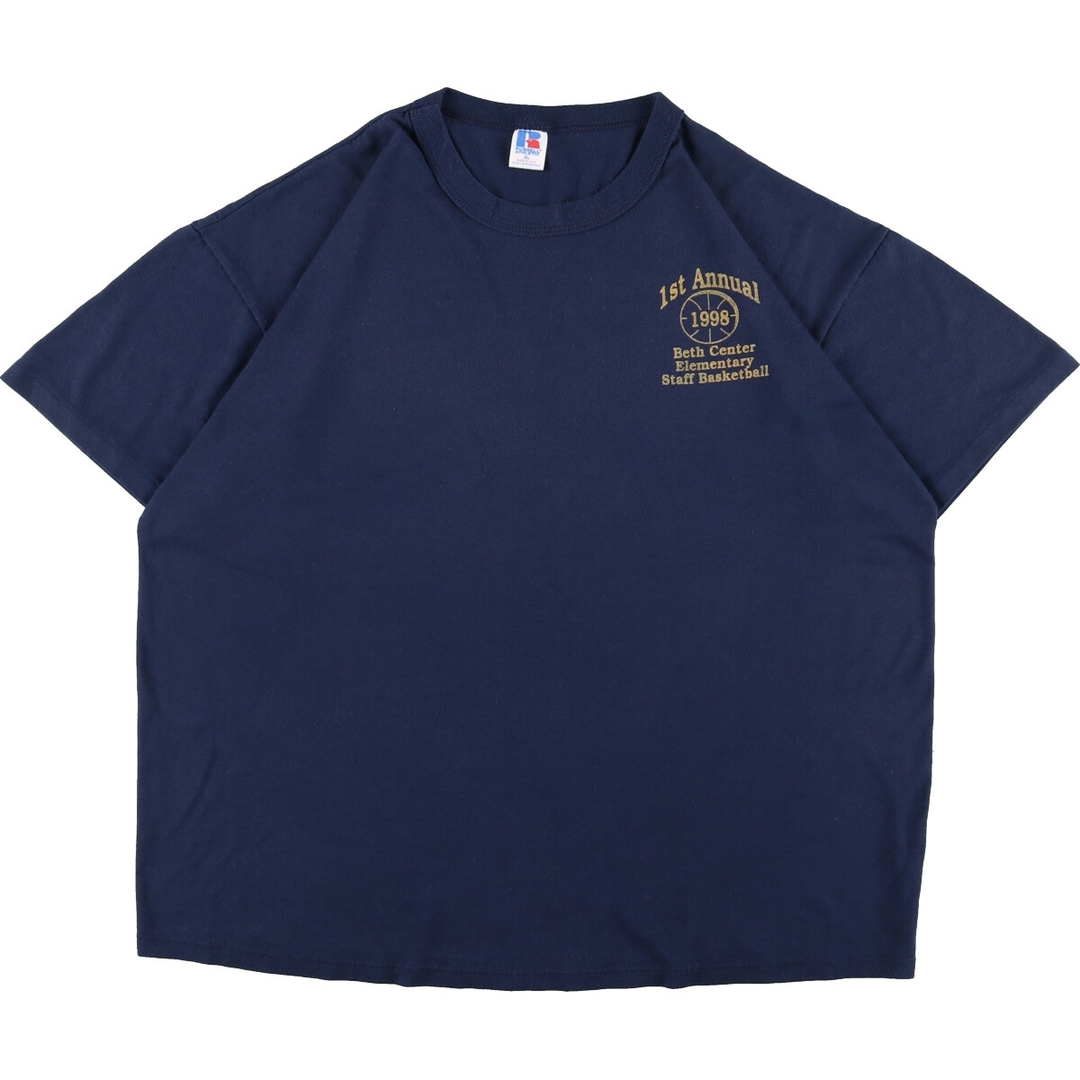 90年代 ラッセル Russell スポーツプリントTシャツ USA製 メンズXXL ヴィンテージ /eaa359818