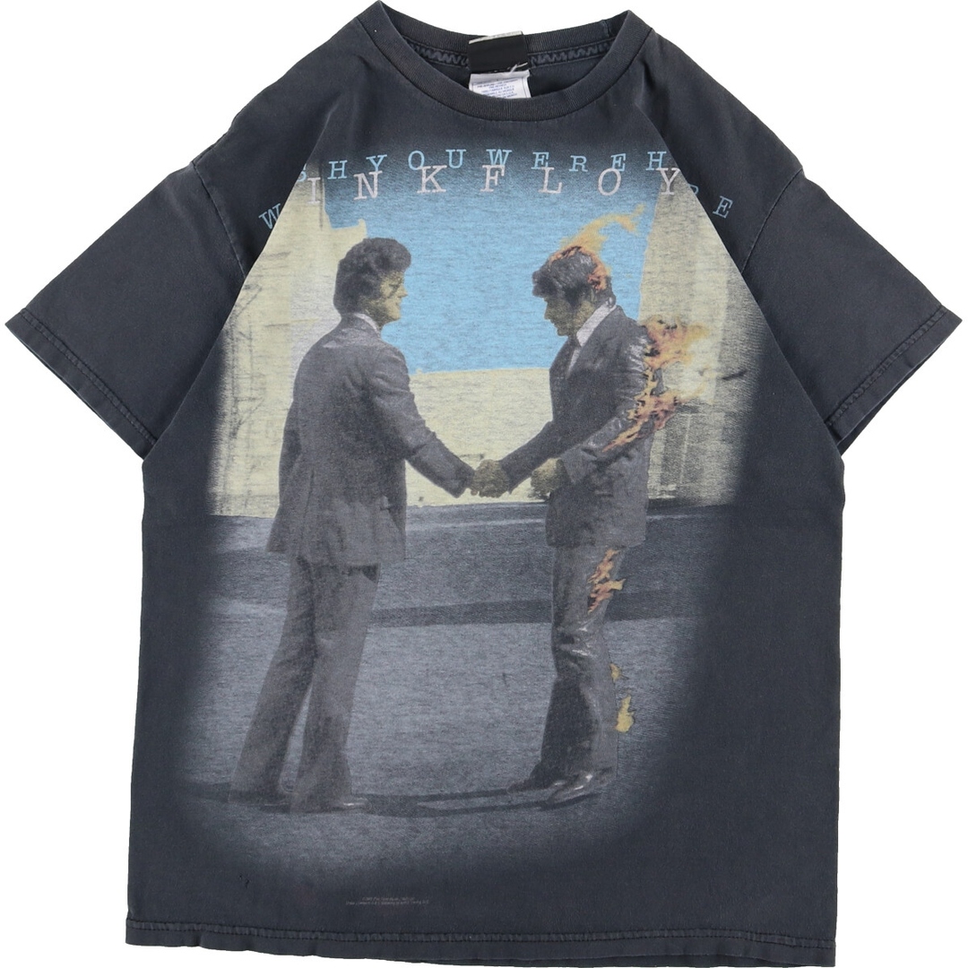 LIQUID BLUE PINK FLOYD ピンクフロイド WISH YOU WERE HERE 大判プリント バンドTシャツ バンT メンズM ヴィンテージ /eaa359207