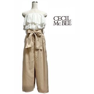 セシルマクビー(CECIL McBEE)のCECIL McBEE  ベアトップフリルドッキングコンビネゾン(その他)