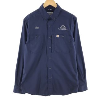 カーハート(carhartt)の古着 カーハート Carhartt RELAXED FIT 長袖 ボタンダウン ワークシャツ メンズL /eaa359491(シャツ)