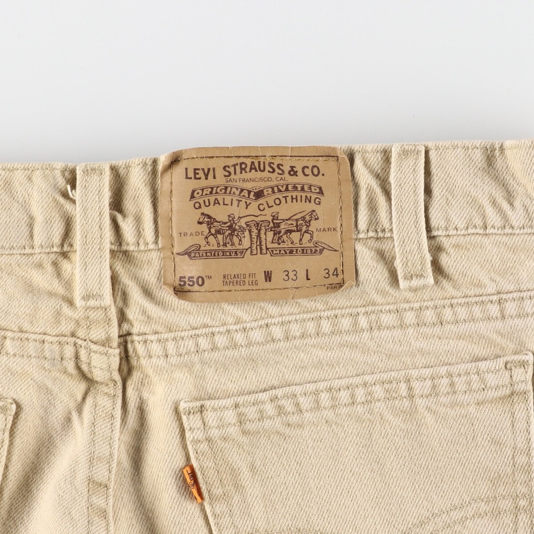 Levi's(リーバイス)の古着 90年代 リーバイス Levi's 550 RELAXED FIT TAPERED LEG オレンジタブ テーパードデニムパンツ USA製 メンズw32 ヴィンテージ /eaa359310 メンズのパンツ(デニム/ジーンズ)の商品写真