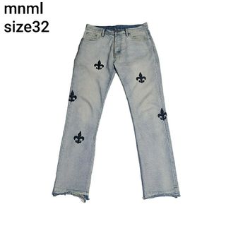 mnml - mnml D112 FLEUR DENIM ストレートデニムパンツ サイズ32の通販