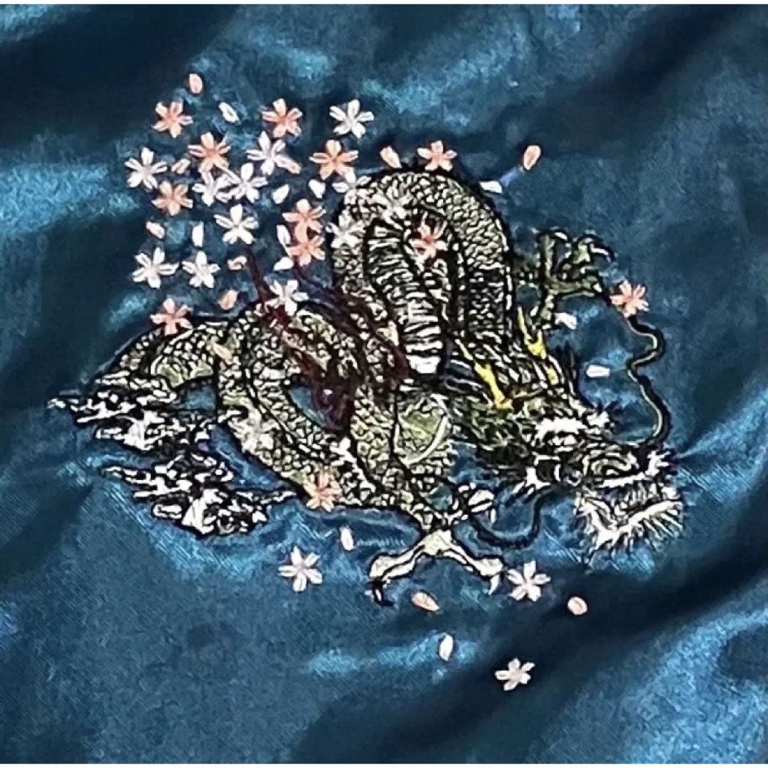 鏡花水月 キョウカスイゲツ スカジャン 和柄 刺繍 ドラゴン オーバー