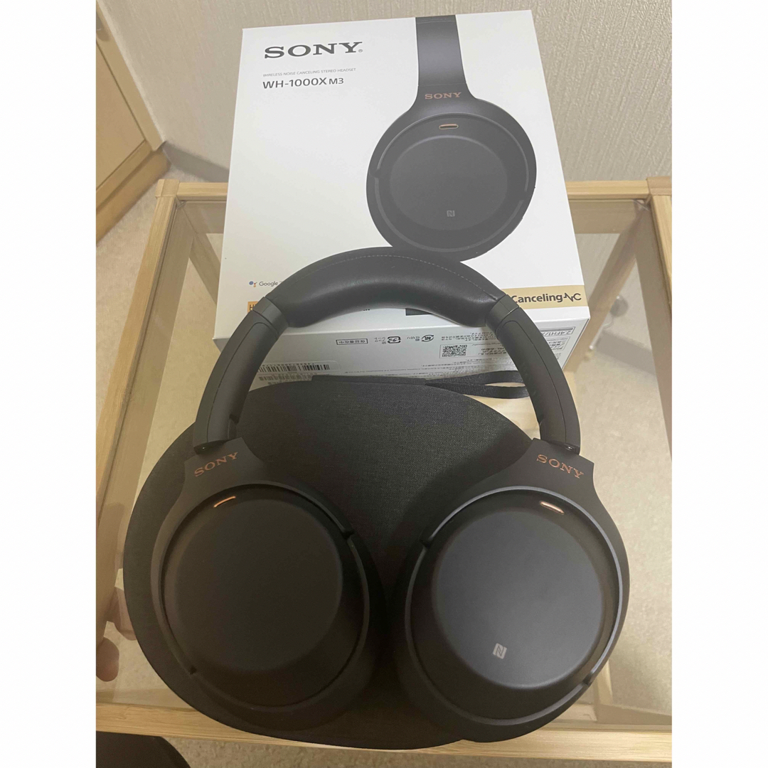 SONY - ソニー ワイヤレスステレオヘッドセット WH-1000XM3 ブラック美