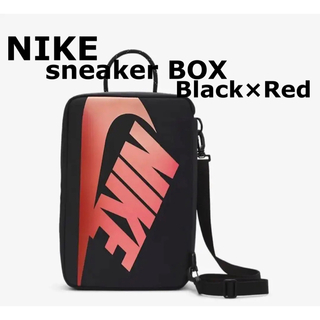 ナイキ(NIKE)の【新品未使用】NIKE sneaker BOX bag（黒×赤）(その他)
