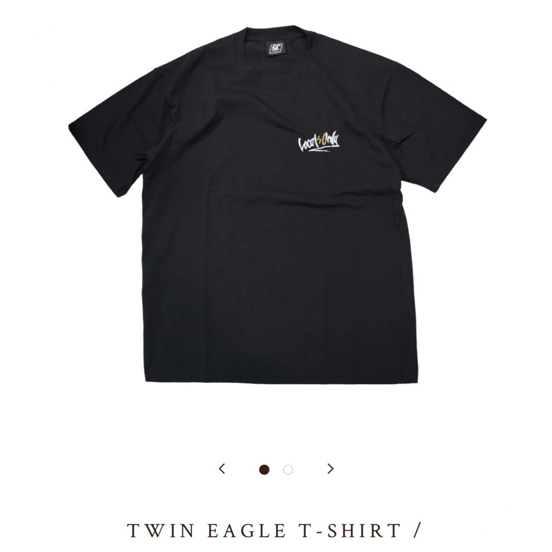 キムタク着！3 subculture TWIN EAGLE T-SHIRT黒