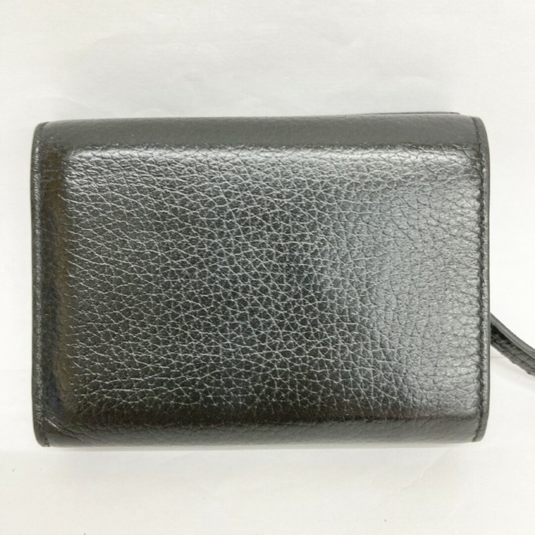 ☆バレンシアガ ミニウォレット 三つ折り財布 ブラック-
