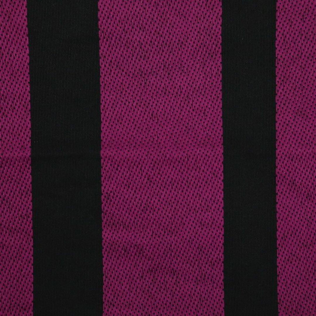 《リバーシブル半幅帯『撫松庵』ビビット縞×格子■紫×黒◆化繊着物◆BP5-1》 レディースの水着/浴衣(着物)の商品写真