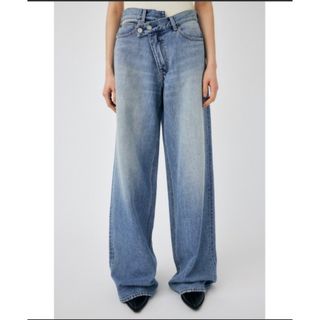 moussy - CROSS WAIST WIDE STRAIGHT 1サイズの通販 by   ※必ず ...