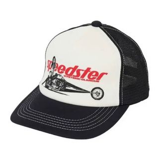 ヒステリックグラマー(HYSTERIC GLAMOUR)の新品未使用 ヒステリックグラマー speed star メッシュキャップ 黒(キャップ)