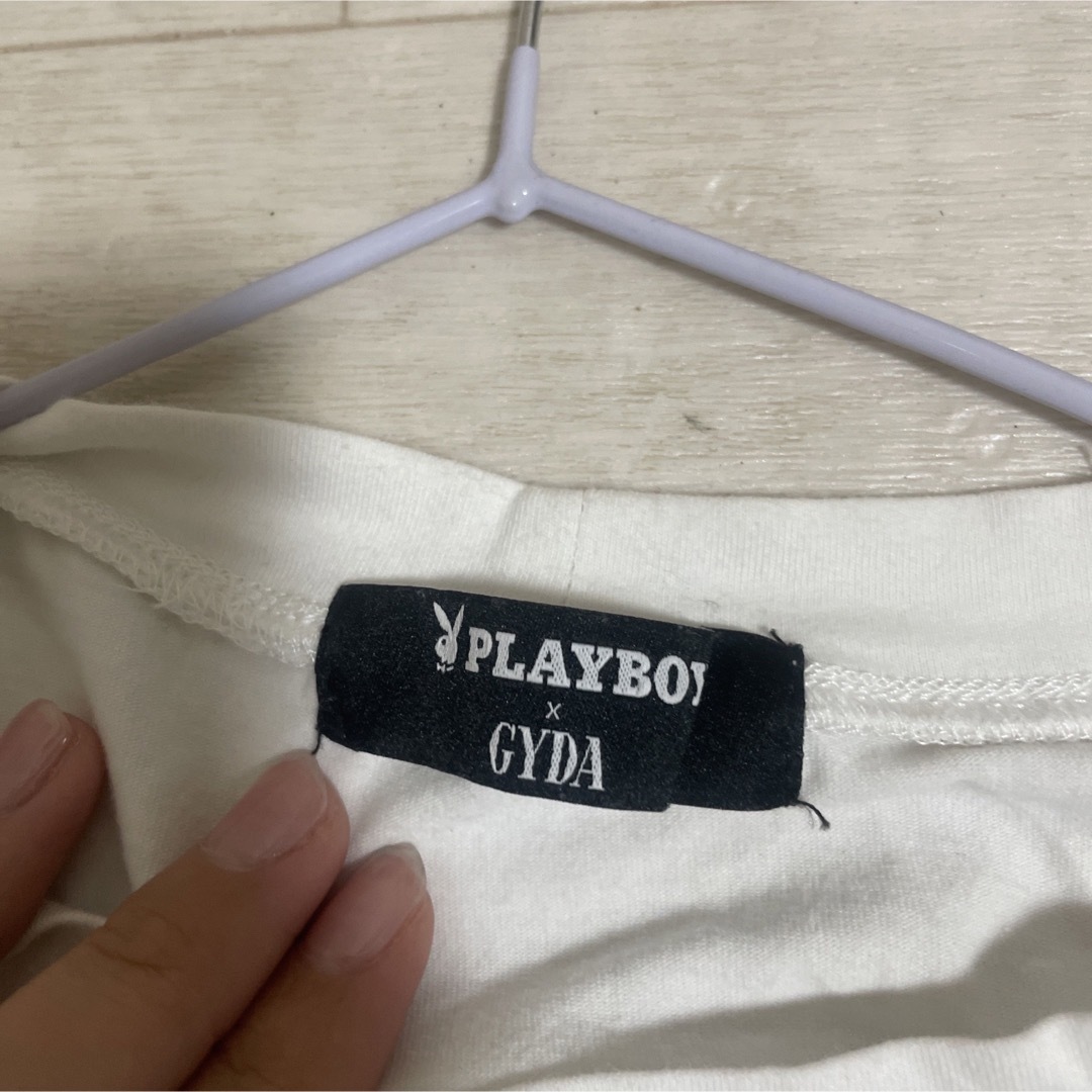 GYDA(ジェイダ)のGYDA PLAYBOY bunnies foreverショートTシャツ レディースのトップス(Tシャツ(半袖/袖なし))の商品写真