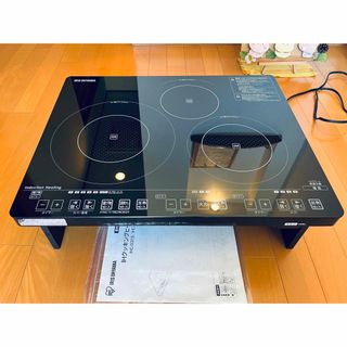 アイリスオーヤマ - 美品 3口IHクッキングヒーター IHC-S313-Bの通販