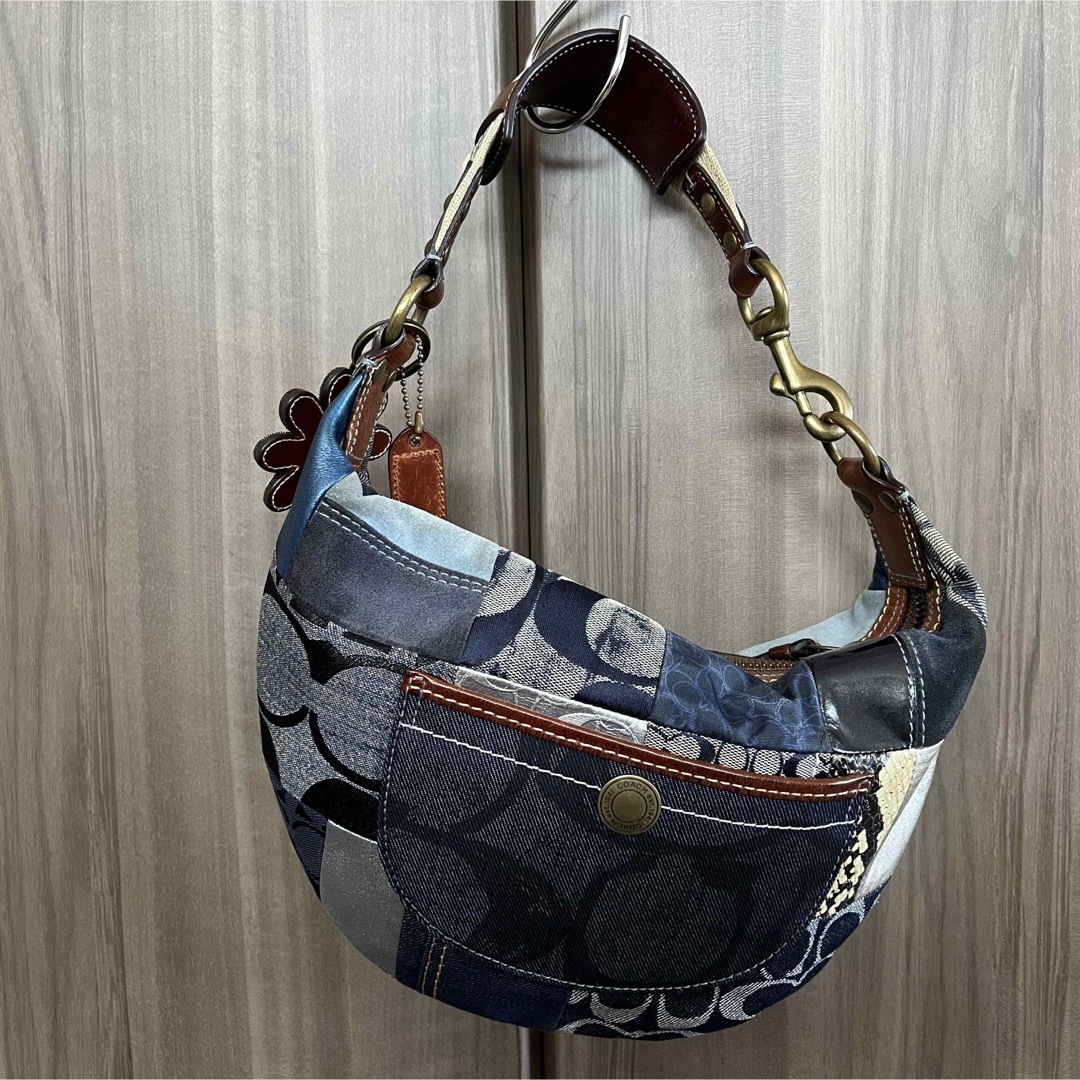 コーチバッグ COACHショルダーバッグ CH859 デニム ハンドバッグ