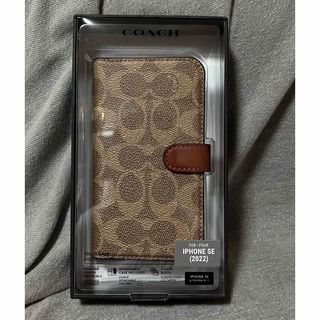 コーチ(COACH)のcoach 手帳型　iPhone SEケース　iPhone8/7ケース(iPhoneケース)