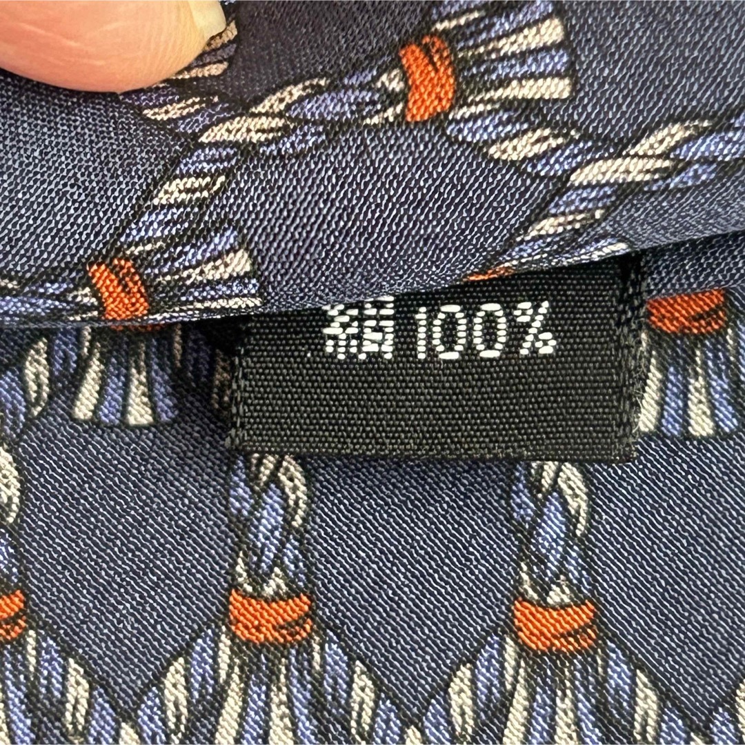 Christian Dior - Christian Dior ディオール ネクタイ ネイビー Christian Dior - Christian Dior ディオール ネクタイ ネイビー