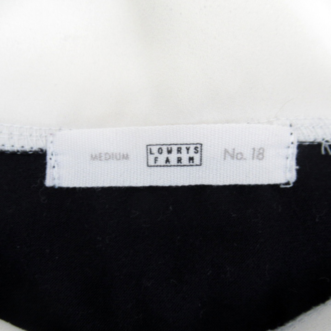 LOWRYS FARM(ローリーズファーム)のローリーズファーム チュニック シャツ 七分袖 無地 切替 バックボタン M 紺 レディースのトップス(チュニック)の商品写真