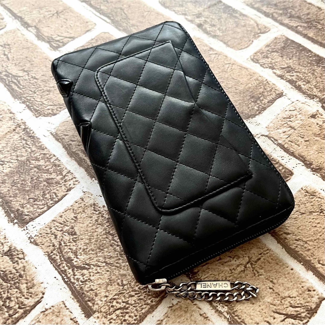 CHANEL - 美品☆CHANEL カンボンライン ラウンド オーガナイザー長財布 ...