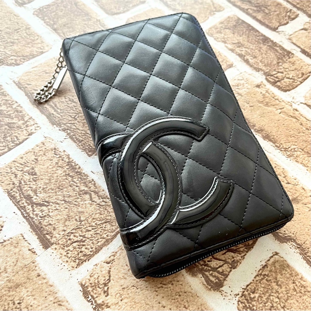 CHANEL - 美品☆CHANEL カンボンライン ラウンド オーガナイザー長財布 ...