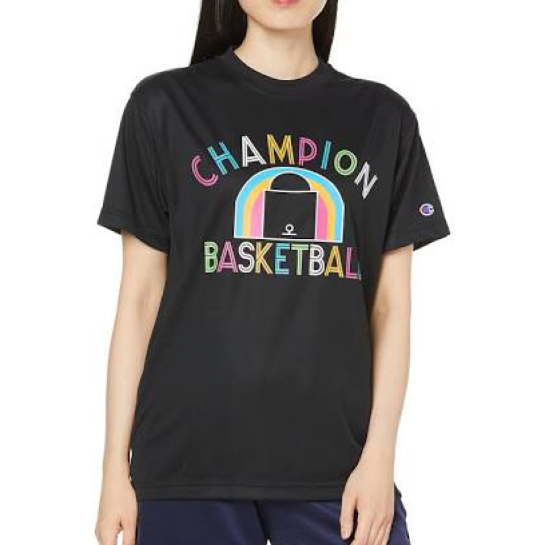 Champion(チャンピオン)の新品XL チャンピオン ウィメンズ ショートスリーブTシャツ E-MOTION レディースのトップス(Tシャツ(半袖/袖なし))の商品写真