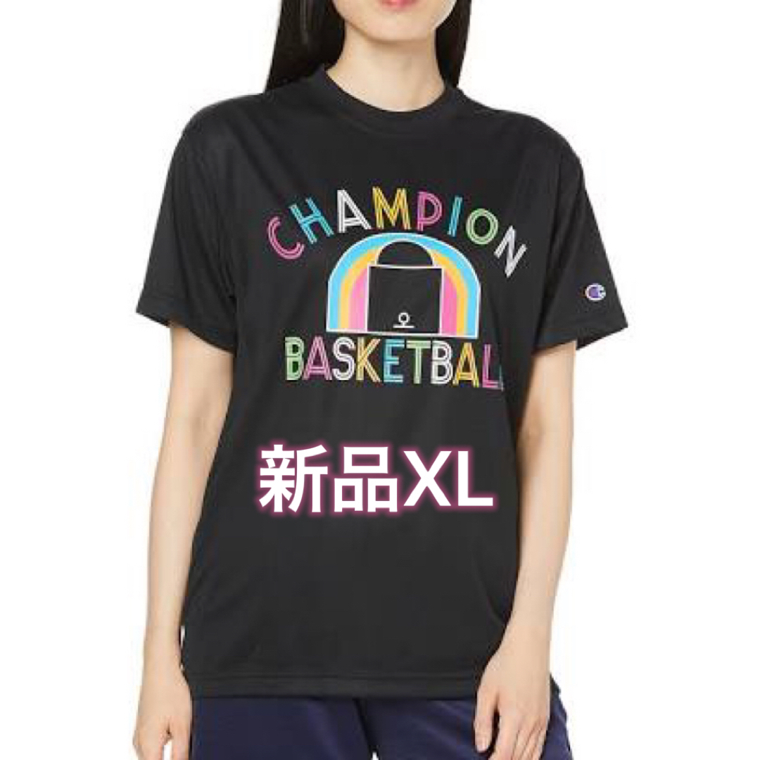 Champion(チャンピオン)の新品XL チャンピオン ウィメンズ ショートスリーブTシャツ E-MOTION レディースのトップス(Tシャツ(半袖/袖なし))の商品写真
