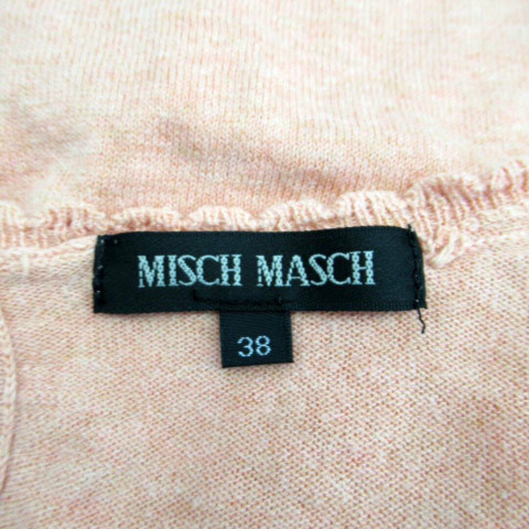 MISCH MASCH(ミッシュマッシュ)のミッシュマッシュ ニット カットソー 半袖 ラウンドネック M ピンク レディースのトップス(ニット/セーター)の商品写真