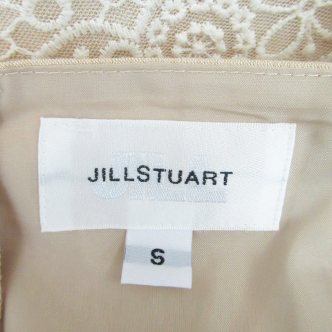 JILL by JILLSTUART(ジルバイジルスチュアート)のジルバイジルスチュアート キャミソールワンピース レース 切替 S オフホワイト レディースのワンピース(ひざ丈ワンピース)の商品写真