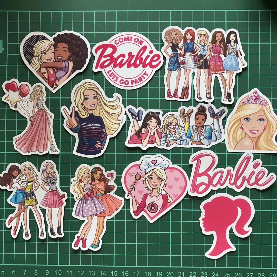 Barbie フレークシール ハンドメイドの文具/ステーショナリー(しおり/ステッカー)の商品写真