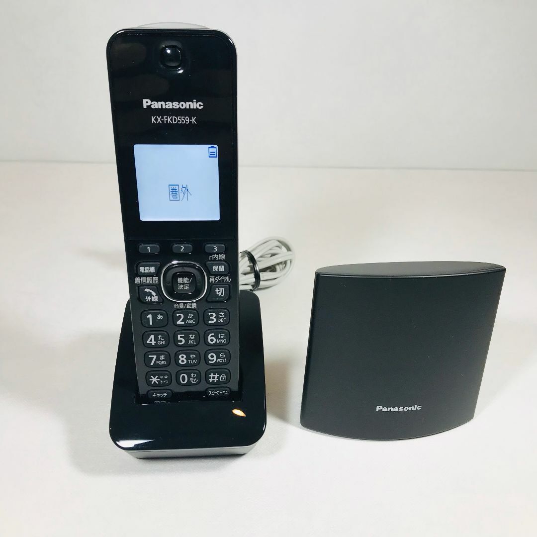 Panasonic - 【結構美品です】コードレス電話機ブラック VE-GZL40DL-K