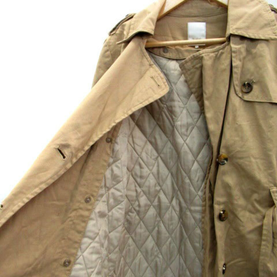 Techichi(テチチ)のテチチ トレンチコート スプリングコート ロング丈 ライナー付き M ベージュ レディースのジャケット/アウター(トレンチコート)の商品写真