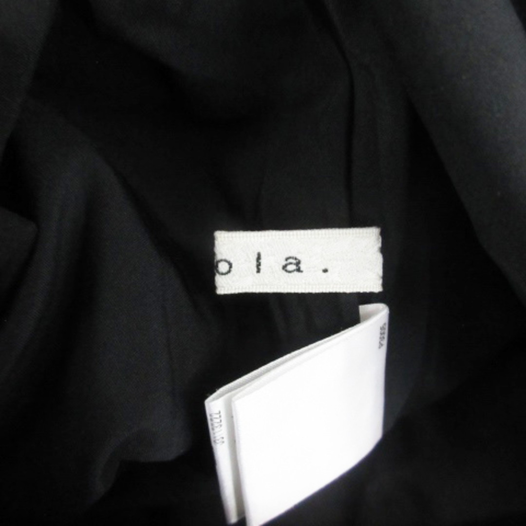 Stola.(ストラ)のストラ Stola. フレアスカート ロング丈 アシンメトリー 36 ブラック レディースのスカート(ロングスカート)の商品写真