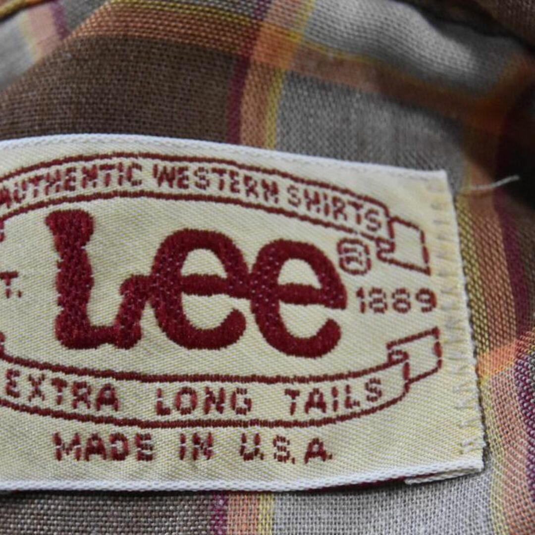 Lee(リー)のリー 70’ｓ ウエスタンシャツ 12905c USA製 Lee 00 80 9 メンズのトップス(シャツ)の商品写真