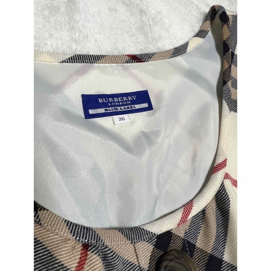 BURBERRY BLUE LABEL(バーバリーブルーレーベル)のBurberryBluelabel バーバリー  美品 ワンピース ノバチェック レディースのワンピース(ひざ丈ワンピース)の商品写真