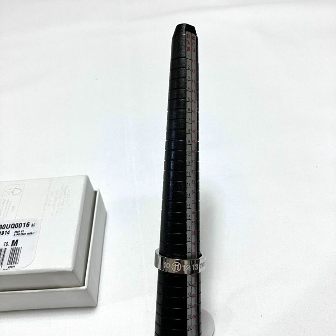 新品 M 20ss マルジェラ ナンバリング シルバー リング 指輪 新品 M 20ss マルジェラ ナンバリング シルバー リング 指輪