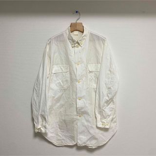 ヨウジヤマモトプールオム(Yohji Yamamoto POUR HOMME)の着画あり!!90s ヨウジヤマモト オーバーサイズ コットン Wポケット シャツ(シャツ)