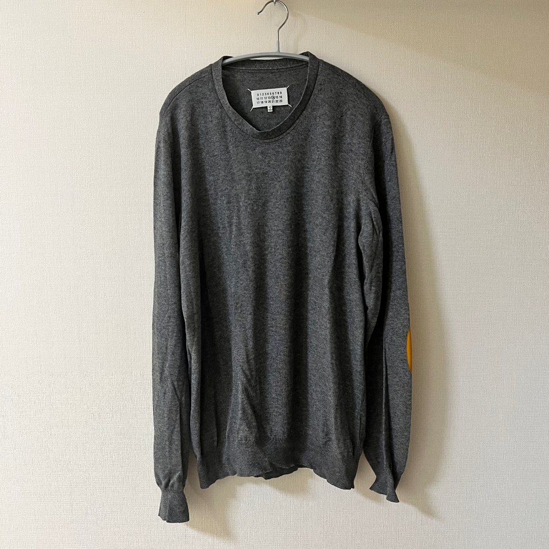 MAISON MARGIELA メゾンマルジェラ エルボーパッチニット XL