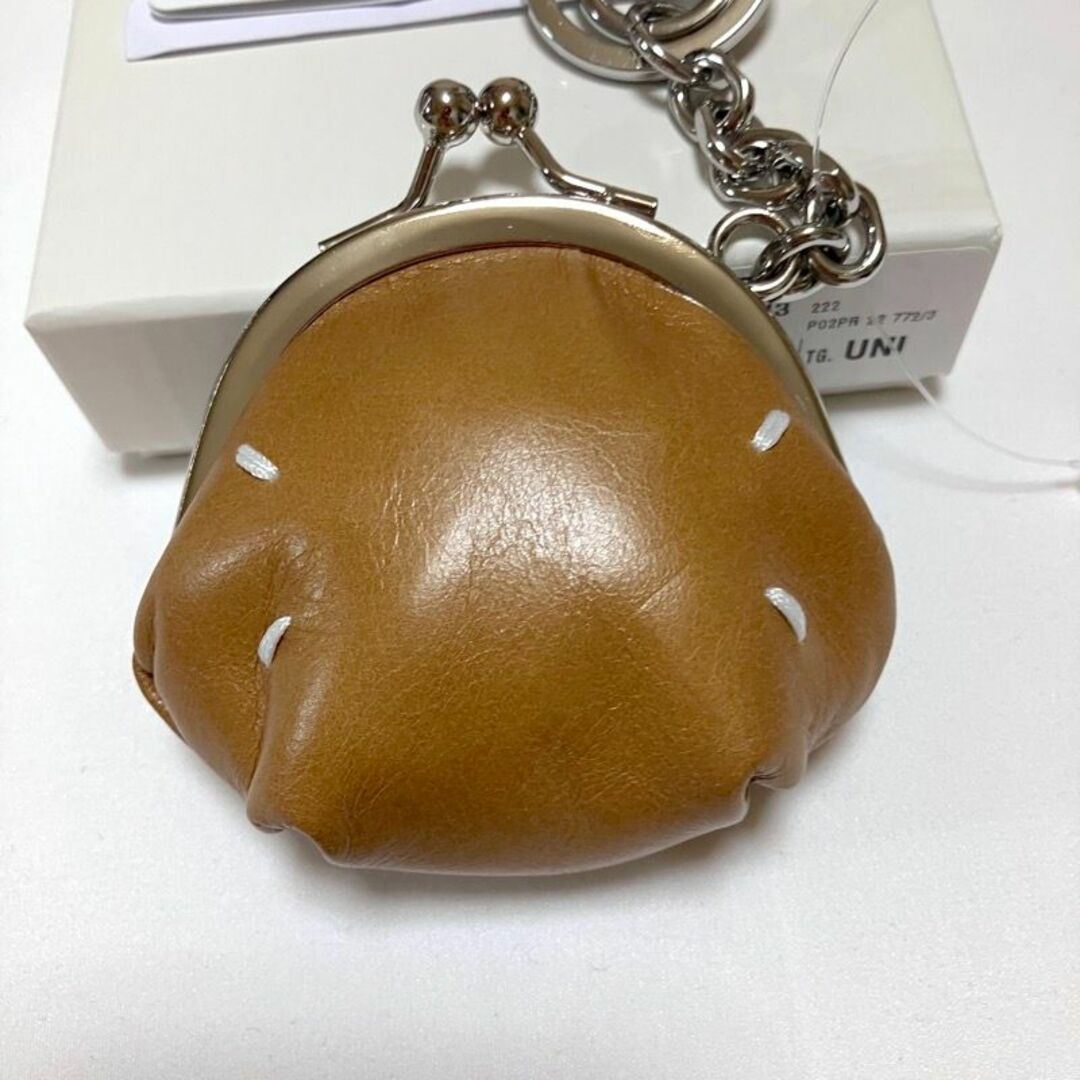 Maison Martin Margiela(マルタンマルジェラ)の新品 マルジェラ 20aw ガマ口 コインケース 財布 茶 小銭入れ 4482 メンズのファッション小物(コインケース/小銭入れ)の商品写真