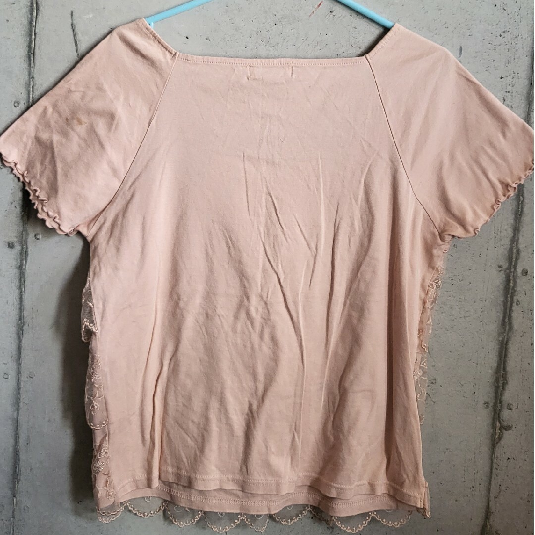 訳あり　激安　レースカットソー レディースのトップス(Tシャツ(半袖/袖なし))の商品写真