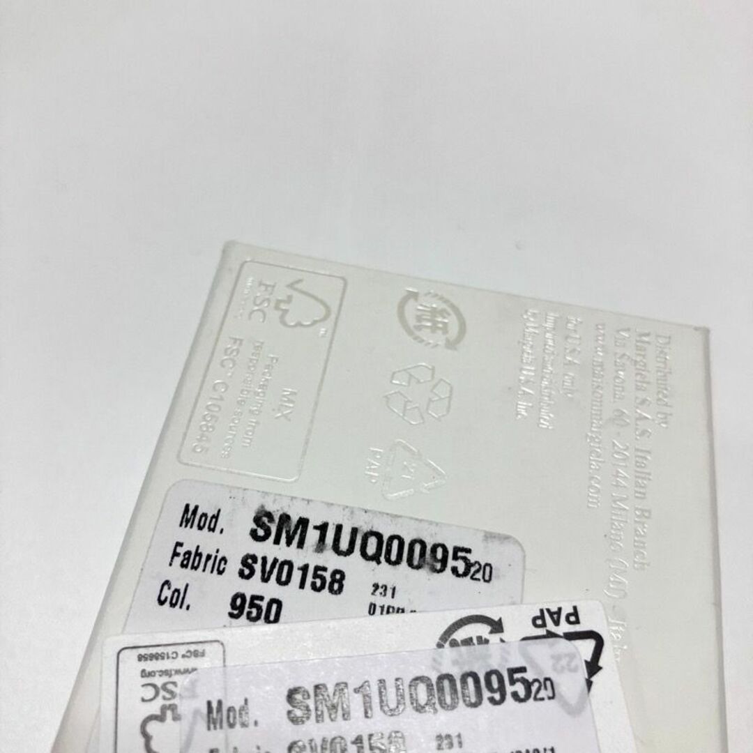 新品 7 マルジェラ 23ss ブランドロゴリング 金色 シルバー 5150