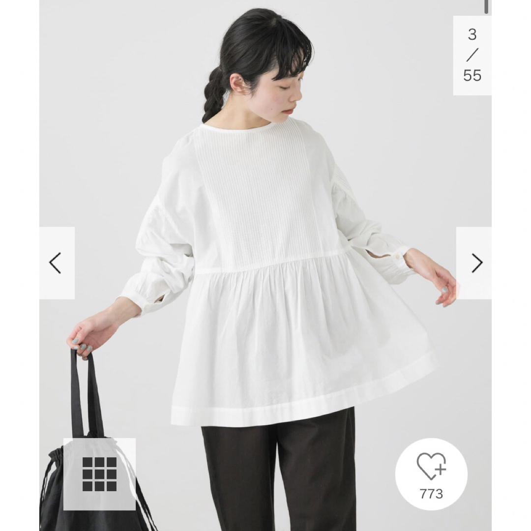 かぐれ - 新品タグ付◉ ピンタック2WAYブラウス OFF かぐれ DOORSの