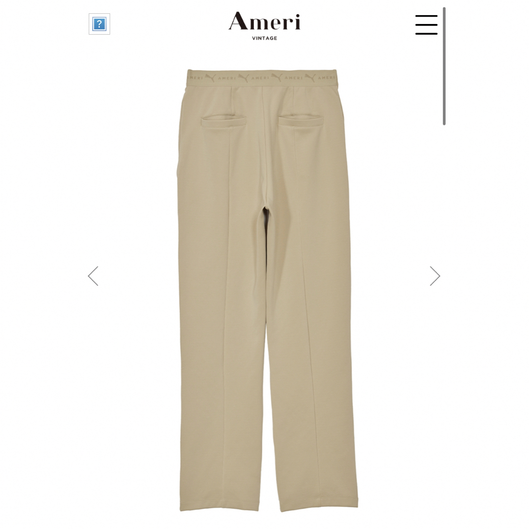 Ameri VINTAGE(アメリヴィンテージ)の【Ameri VINTAGE】PUMA COLLAB JERSEY PANTS レディースのパンツ(カジュアルパンツ)の商品写真