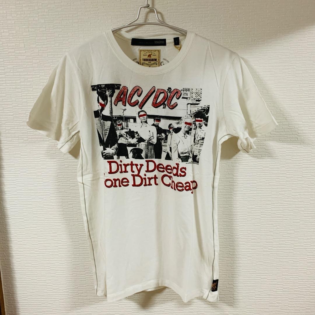 TRUNKSHOW(トランクショー)のAC/DC 半袖 Mサイズ タグ付未着用 ロックTシャツ エーシーディーシー メンズのトップス(Tシャツ/カットソー(半袖/袖なし))の商品写真