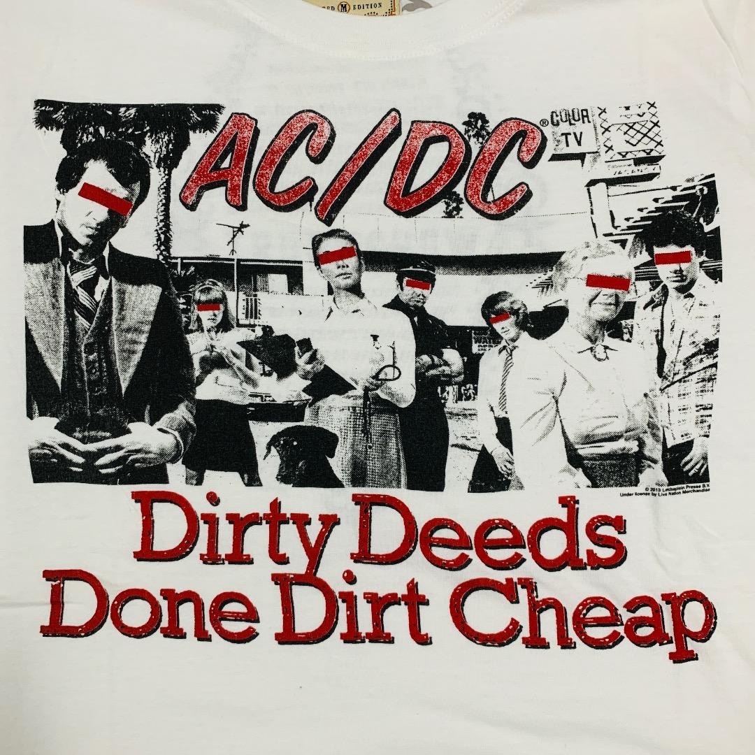 TRUNKSHOW(トランクショー)のAC/DC 半袖 Mサイズ タグ付未着用 ロックTシャツ エーシーディーシー メンズのトップス(Tシャツ/カットソー(半袖/袖なし))の商品写真