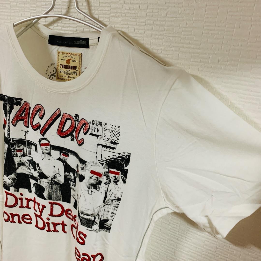 TRUNKSHOW(トランクショー)のAC/DC 半袖 Mサイズ タグ付未着用 ロックTシャツ エーシーディーシー メンズのトップス(Tシャツ/カットソー(半袖/袖なし))の商品写真