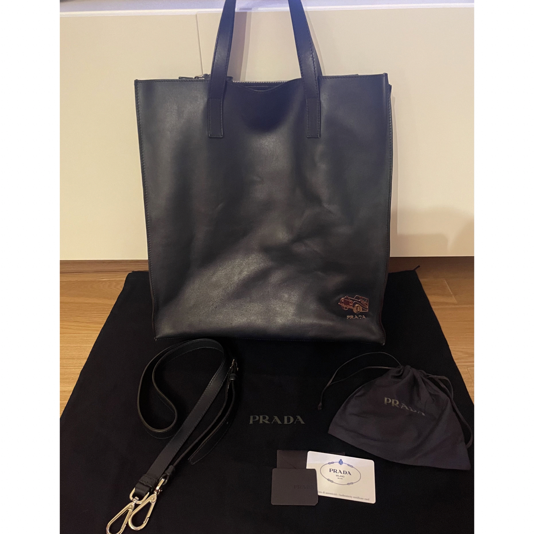 PRADA カーフレザー2wayバッグ