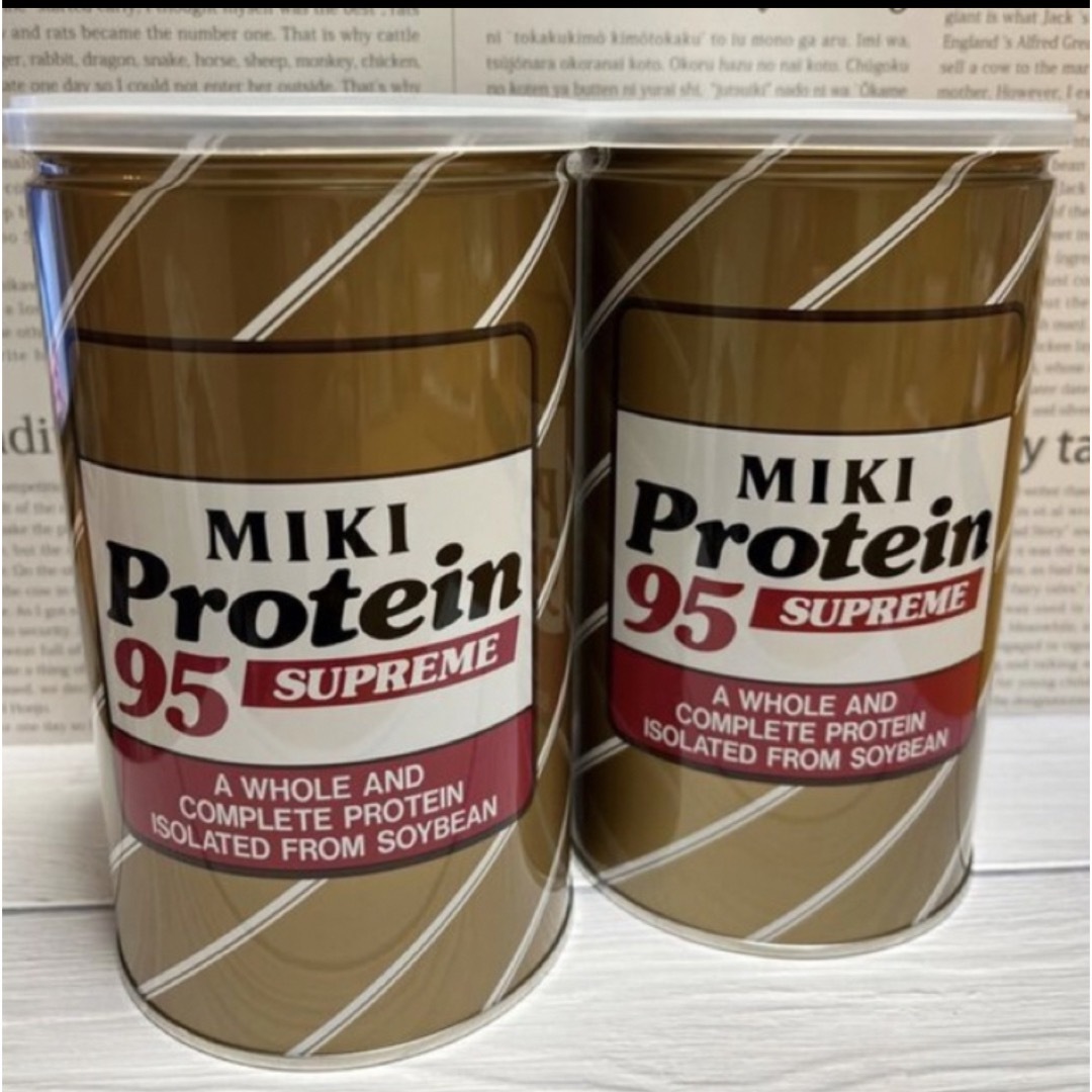 ミキプロティーン95スープリーム×2缶 食品/飲料/酒の健康食品(プロテイン)の商品写真