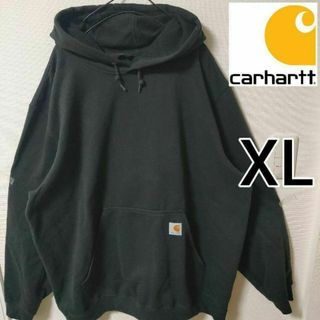 carhartt 黒 プルオーバーパーカー カーハート スウェット メンズXL