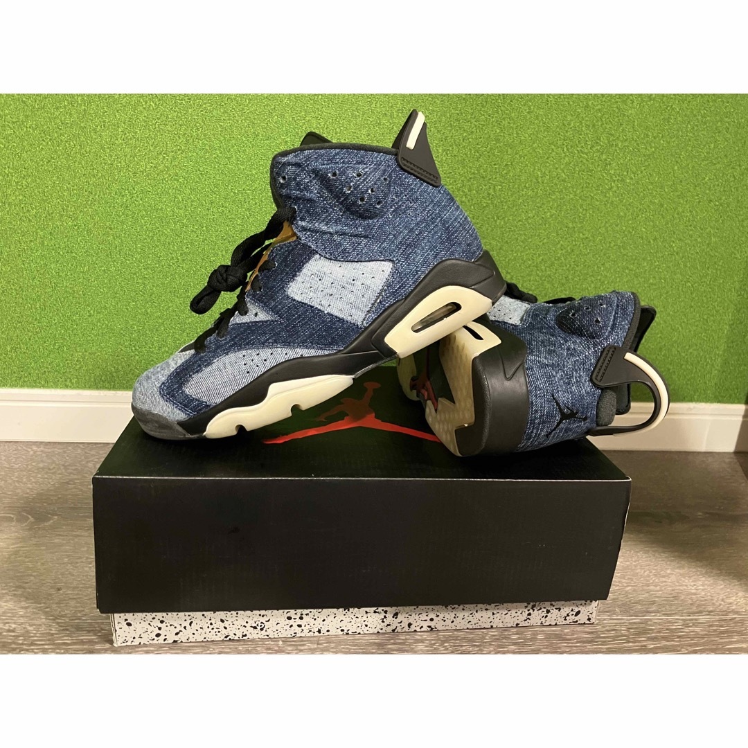 NIKE AIR JORDAN 6 "WASHED DENIM"（US7）