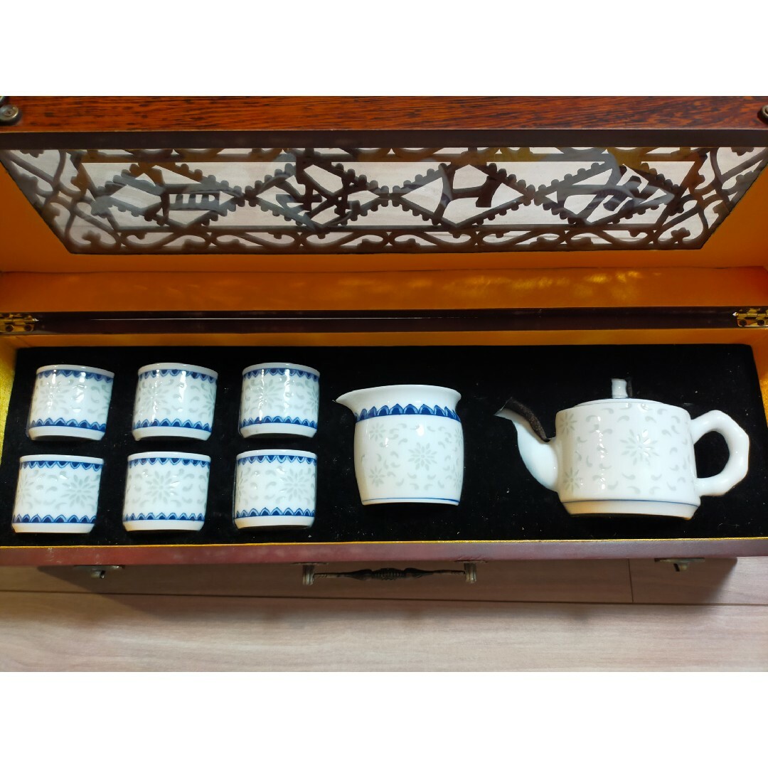 食器【新品】景徳鎮　茶器　セット