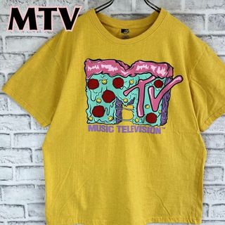 MTV - MTV エムティービー ビッグロゴ ミュージックテレビ Tシャツ 半袖 輸入品